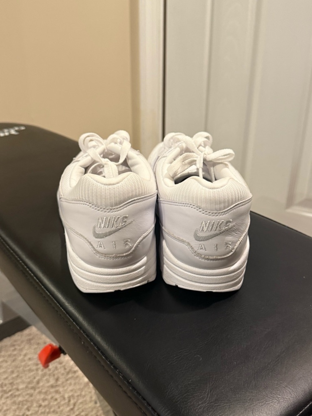 Nike Air Max 1 - Triple White - Picture 3 of 5